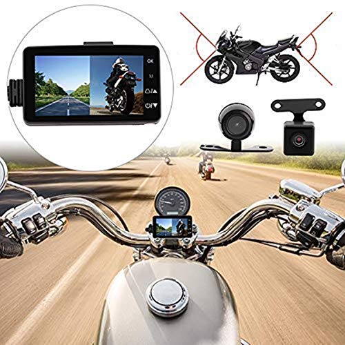 MASO Motorcycle Dash Cam Front and Rear Motorbike...