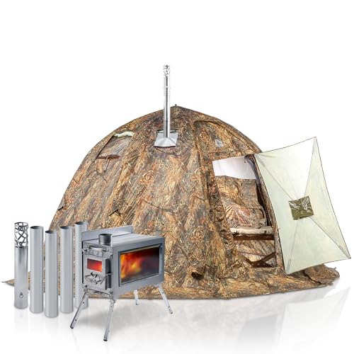 Russian-Bear Hot Tent with Stove Jack for 5 People...