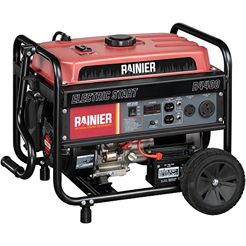 RAINIER R4400 Portable Generator with Electric...