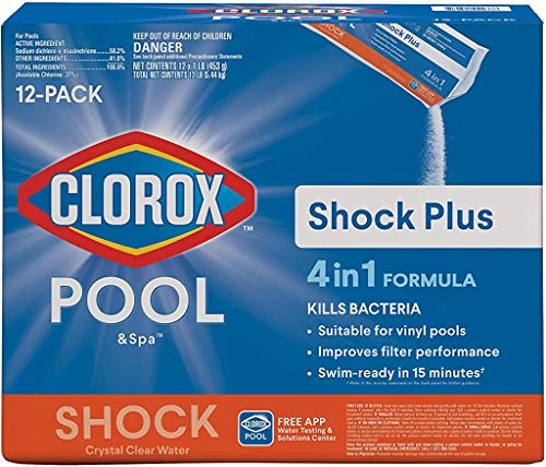 Clorox Pool&Spa 32312CLX Shock Plus, 12-Pound,...