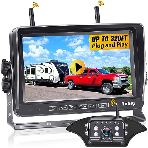 RV Backup Camera Wireless Pre-Wired Mount for...