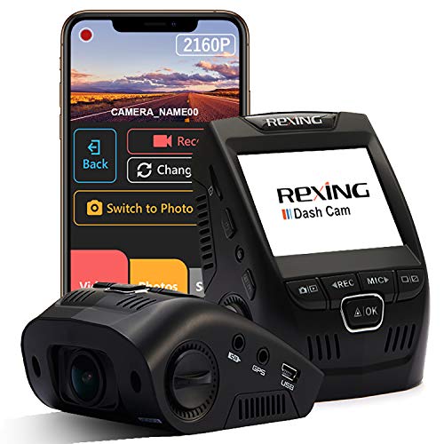 REXING V1 - 4K Ultra HD Car Dash Cam 2.4' LCD...