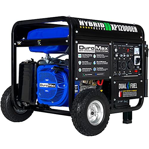 DuroMax XP12000EH Generator-12000 Watt Gas or...