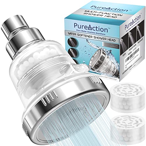 PureAction Water Softener Shower Head Filter for...