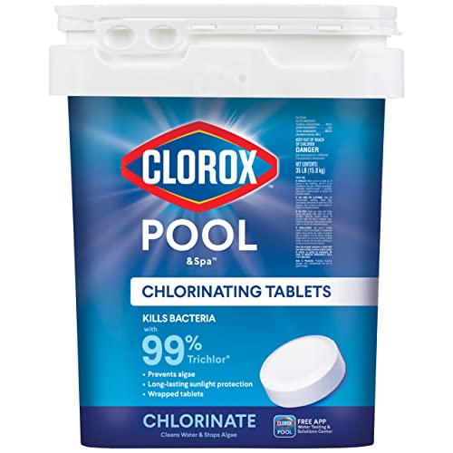 Clorox Pool&Spa Active99 3” Chlorinating Tablets...