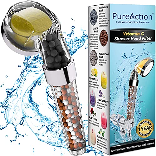 PureAction Vitamin C Shower Head with Hose &...