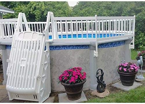 Vinyl Works 24-Inch Taupe Premium Resin Above-Ground Pool Fence